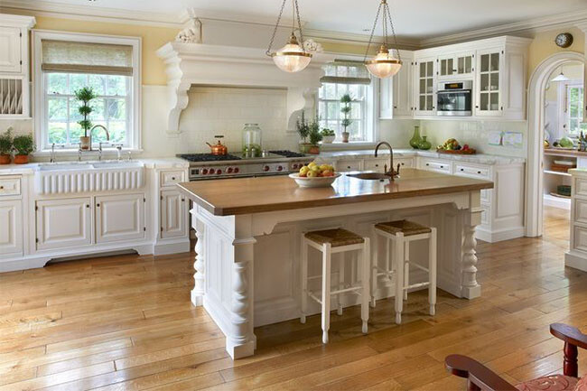 American Country Kitchen Cabinets
