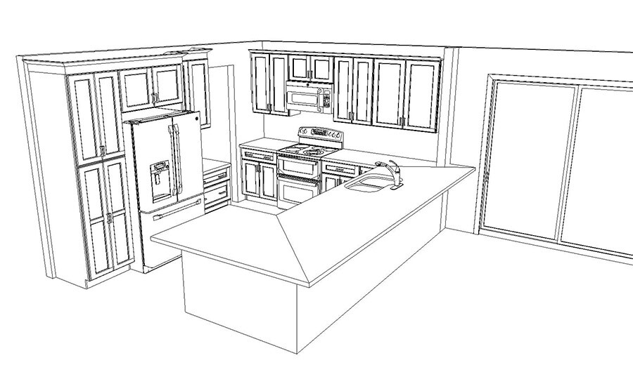 The Ultimate Guide to Kitchen Cabinets (2026): Styles, Materials, Costs & Design Ideas G-shaped kitchen layout
