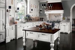 Stately Country Kitchen Cabinets