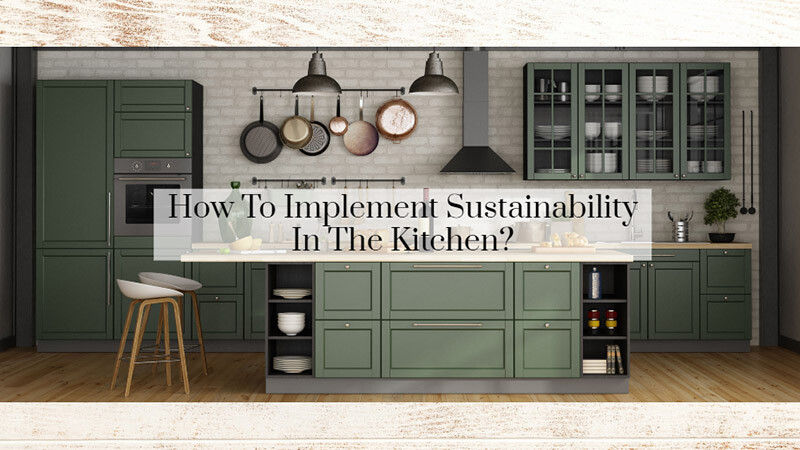 sustainable kitchen cabinets