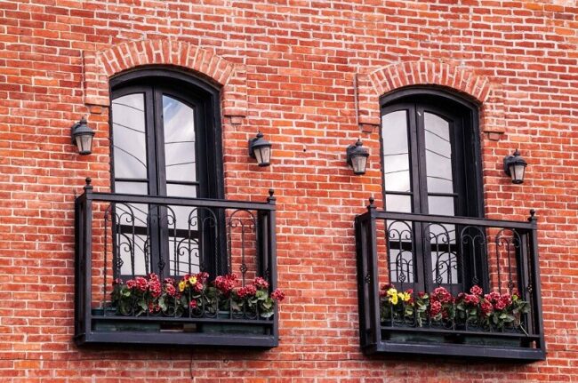What are French windows?