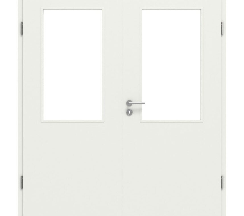 PDD-005 Double Swing Door White RAL 9003 CPL including frame - Parlun