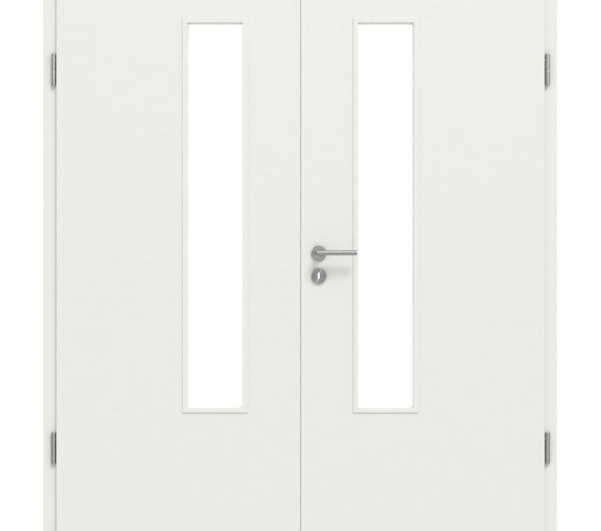 PDD-008 Double Swing Door White RAL 9003 CPL including frame - Parlun