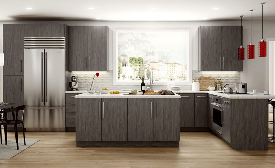 Melamine kitchen cabinets design