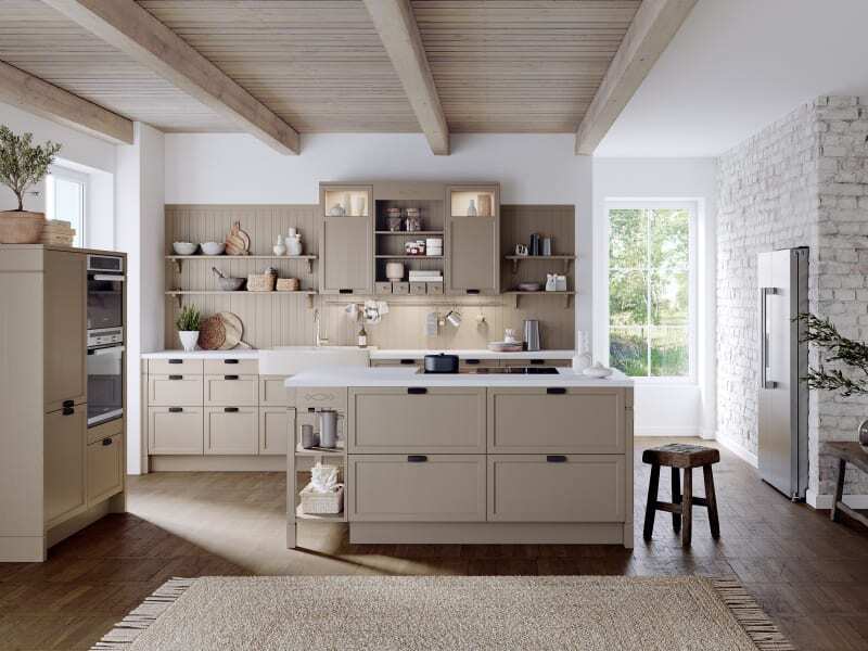 PKC-0058-Natural open kitchen cabinet in natural umbra-Parlun (1)
