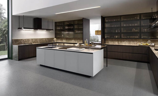 Planning guide for an open kitchen