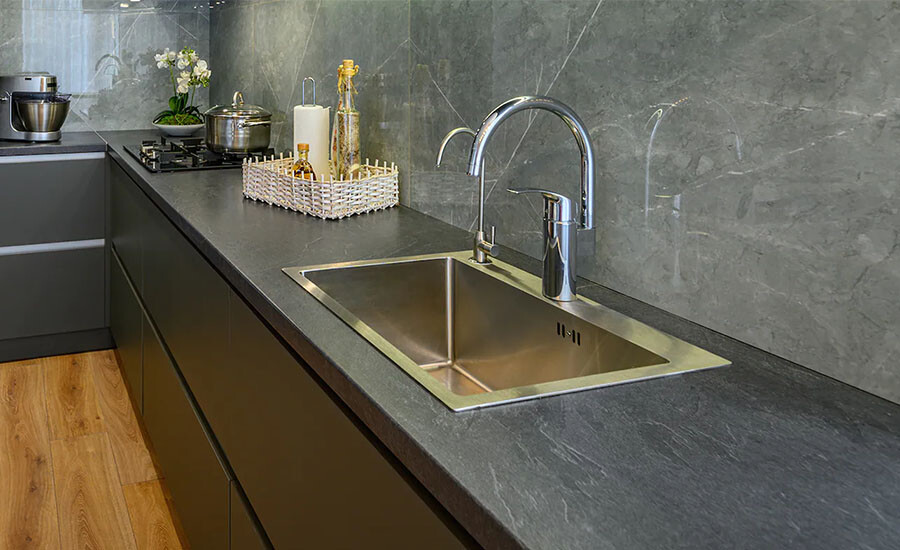 slate countertops with unique texture