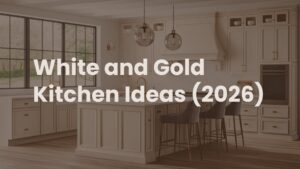 White and Gold Kitchen Ideas