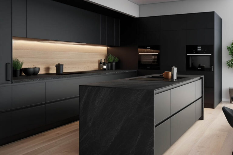 The Dark Marvel: Matte Black Kitchen Cabinets for the Discerning Designer