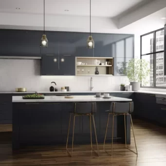 Handleless Kitchen Cabinets: Modernity at Your Fingertips-3