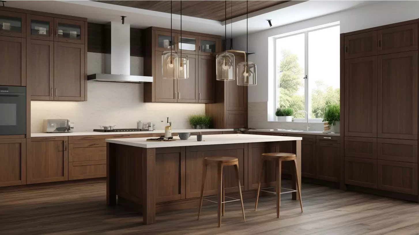 Elegant Solid Wood Frameless Kitchen Cabinets: Statement of Modern Simplicity - Parlun