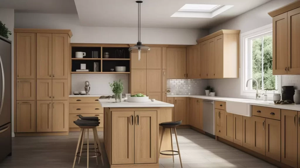 White Oak Shaker Cabinets in 2026: Why the Classic Keeps Winning contemporary-white-oak-kitchen-cabinets-infusing-classic-style-into-contemporary-spaces