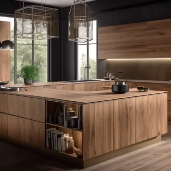 Premium Italian Wood Kitchen Cabinets - Natural Beauty and ...