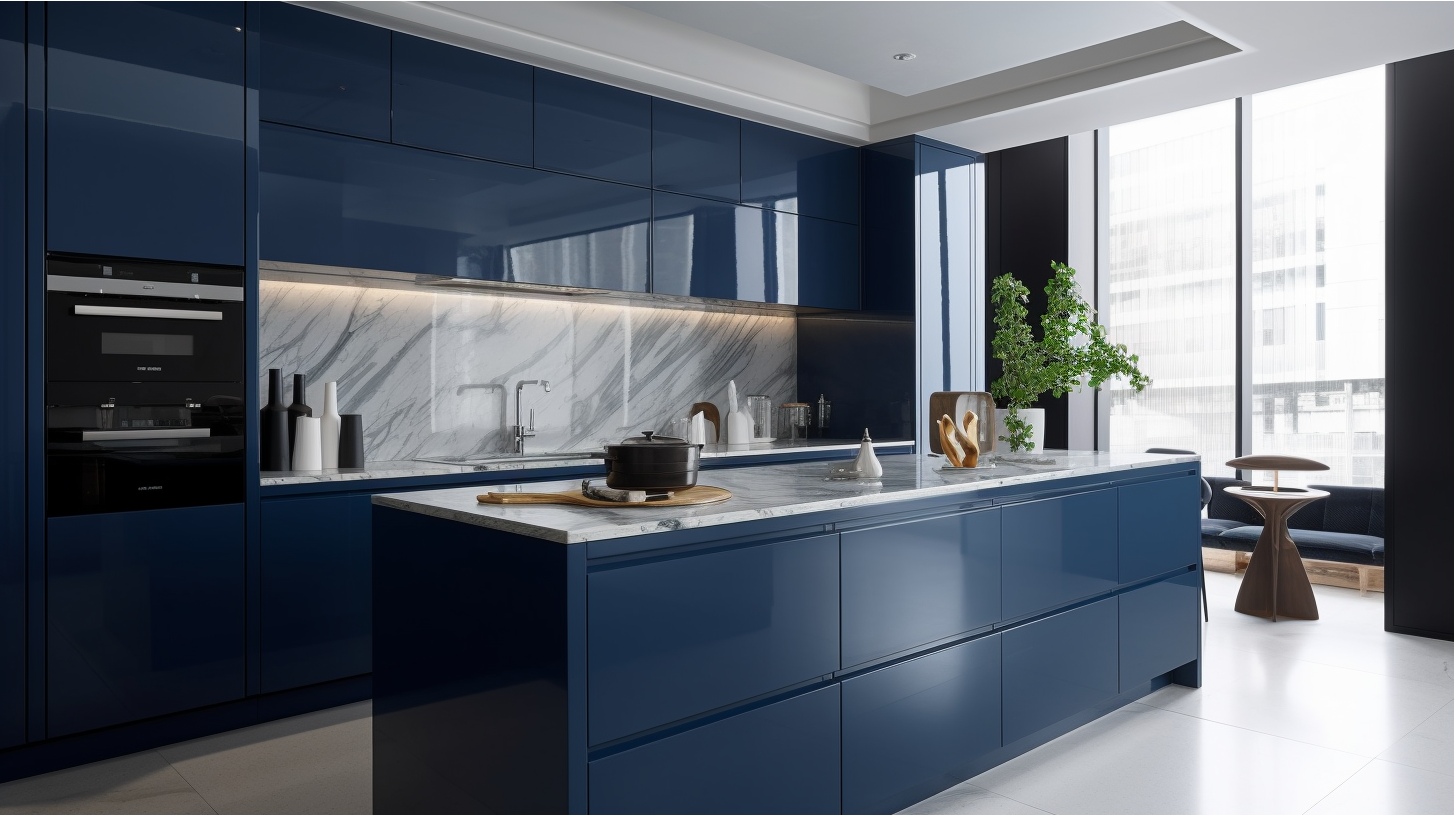 Handleless Kitchen Cabinets: Modernity at Your Fingertips-5