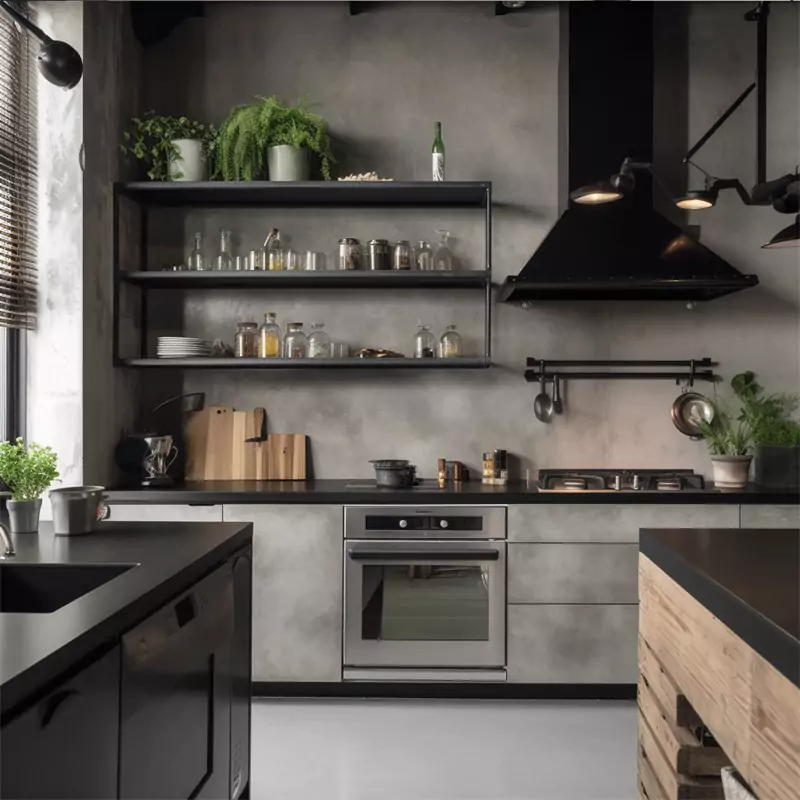 Dive Into An Absolutely Industrial Kitchen