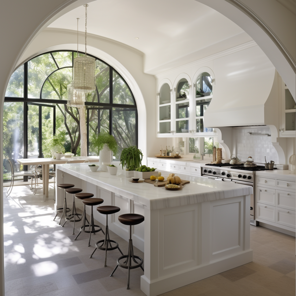 Introduce White Kitchen Cabinets Into Elegant Cooking Spaces