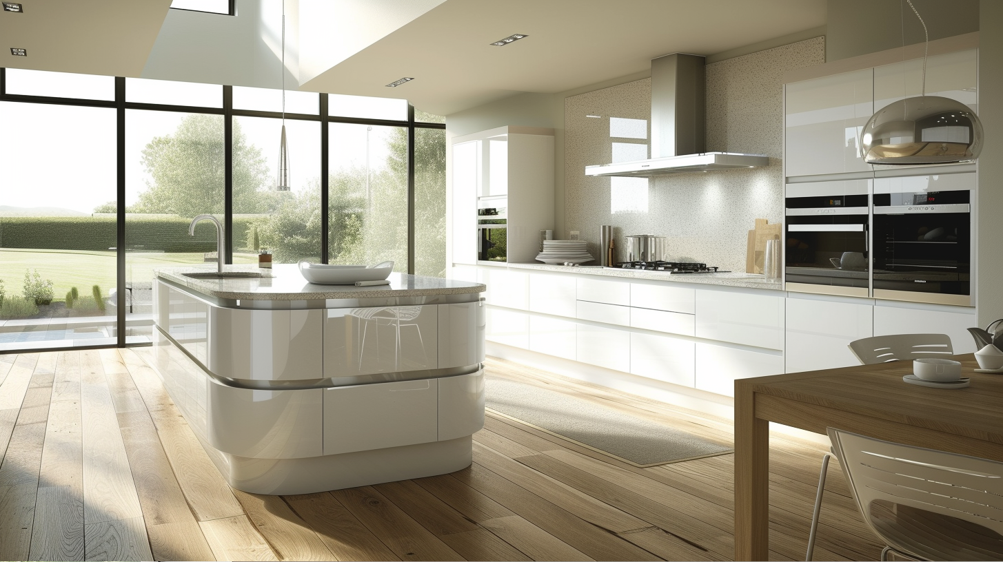 White Handleless Kitchen Cabinets Exude Sophistication White Handleless Kitchen Cabinets Exude Sophistication