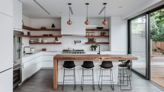 24+ Modern Open Shelves Kitchen Design Ideas & Tips (2024)