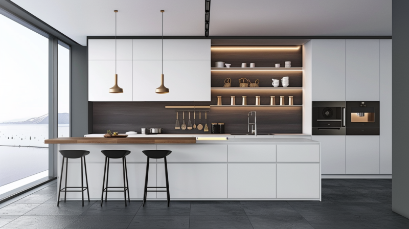 24+ Modern Open Shelves Kitchen Design Ideas & Tips (2025) - Parlun