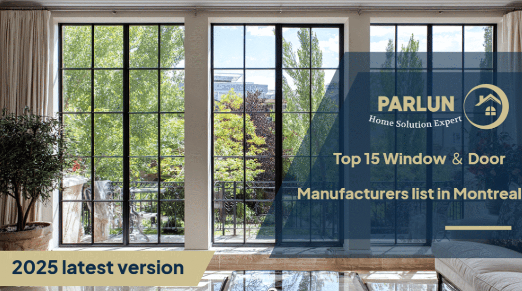 Top 15 window and door manufacturers in Montreal