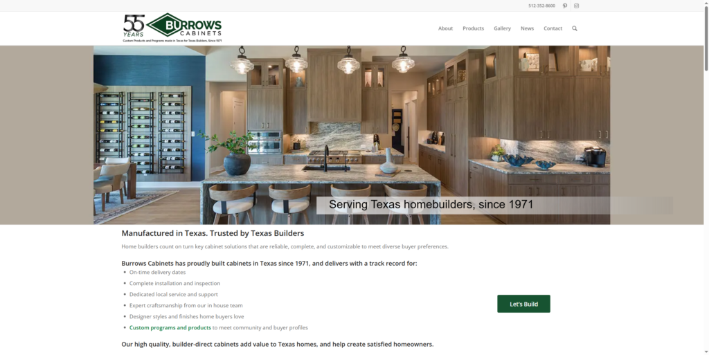 Burrows Cabinets, LLC in Texas