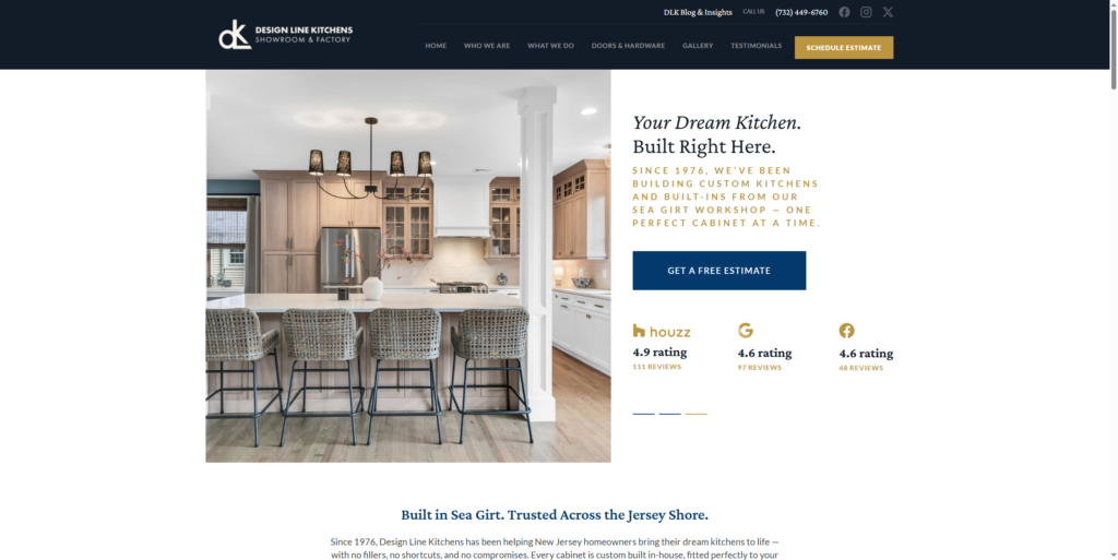 Top 10 Kitchen Cabinet Manufacturers list in New Jersey (2026) Design Line Kitchens in nj