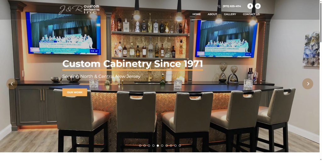 Top 10 Kitchen Cabinet Manufacturers list in New Jersey (2026) J & R Custom Woodworking, Inc. in nj