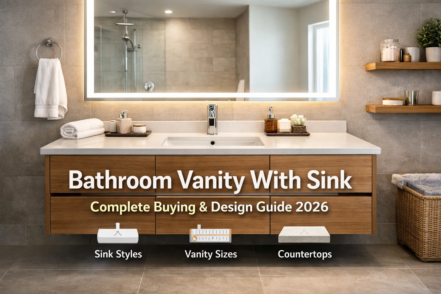 bathroom vanity with sink