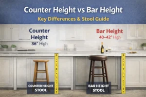 counter height vs bar height