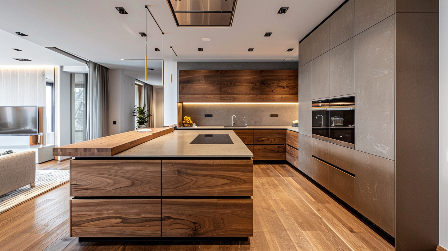 Residential Kitchens with Bespoke Kitchen Cabinets
