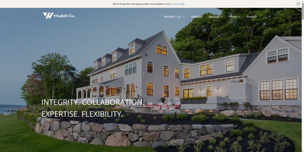 Windhill + Co. Woodworks in Massachusetts