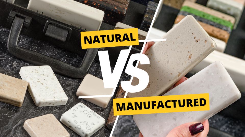 Natural vs. Manufactured Stone Countertops
