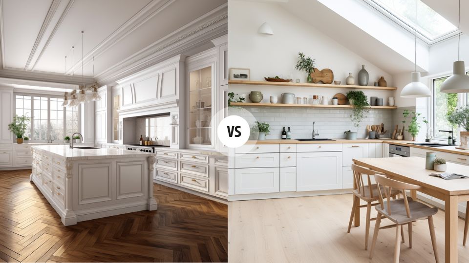 Modern White Shaker Kitchen Cabinets in 2026: The Skinny Shaker Era Traditional vs. Modern white Shaker kitchen cabinets