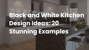 Black and White Kitchen Design Ideas 20 Stunning Examples