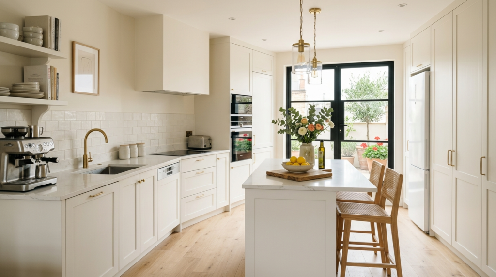 European Kitchen Cabinets: The Trendiest Choice for Modern Homes Off-white European kitchen cabinets