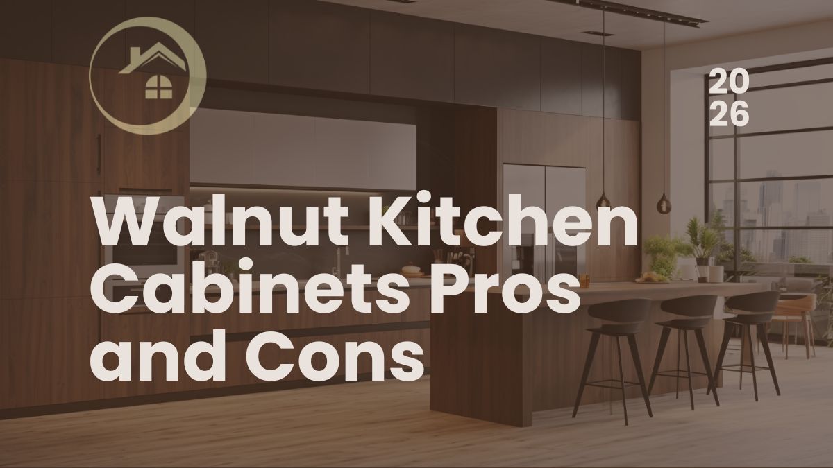 Home Walnut Kitchen Cabinets Pros and Cons