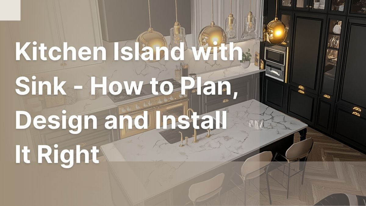Home Kitchen Island with Sink