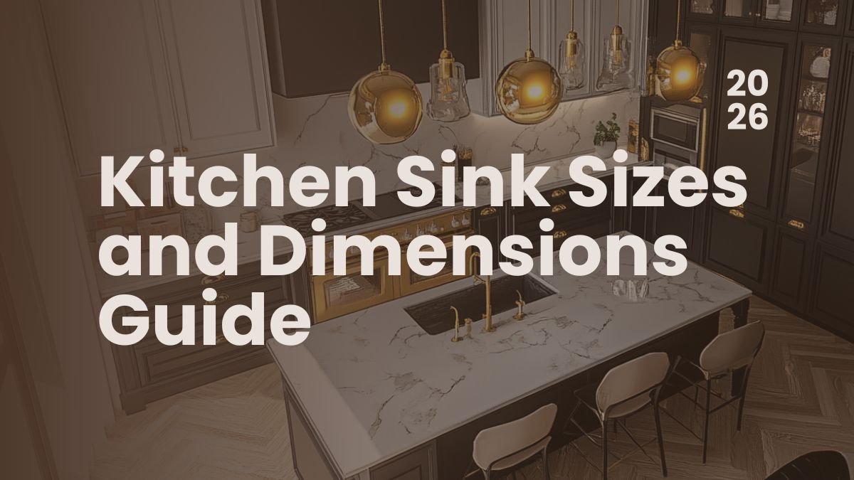 Home Kitchen Sink Sizes and Dimensions Guide