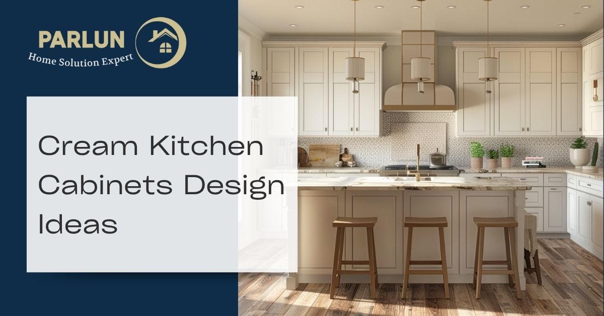 Home Cream Kitchen Cabinets Design Ideas