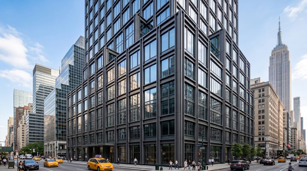 PVC vs Aluminum Windows Which Frame Is Better for Your Project High-rise modern building facade featuring heavy-duty structural aluminum window and curtain wall systems