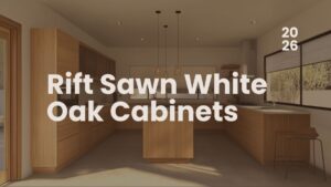 Rift Sawn White Oak Cabinets
