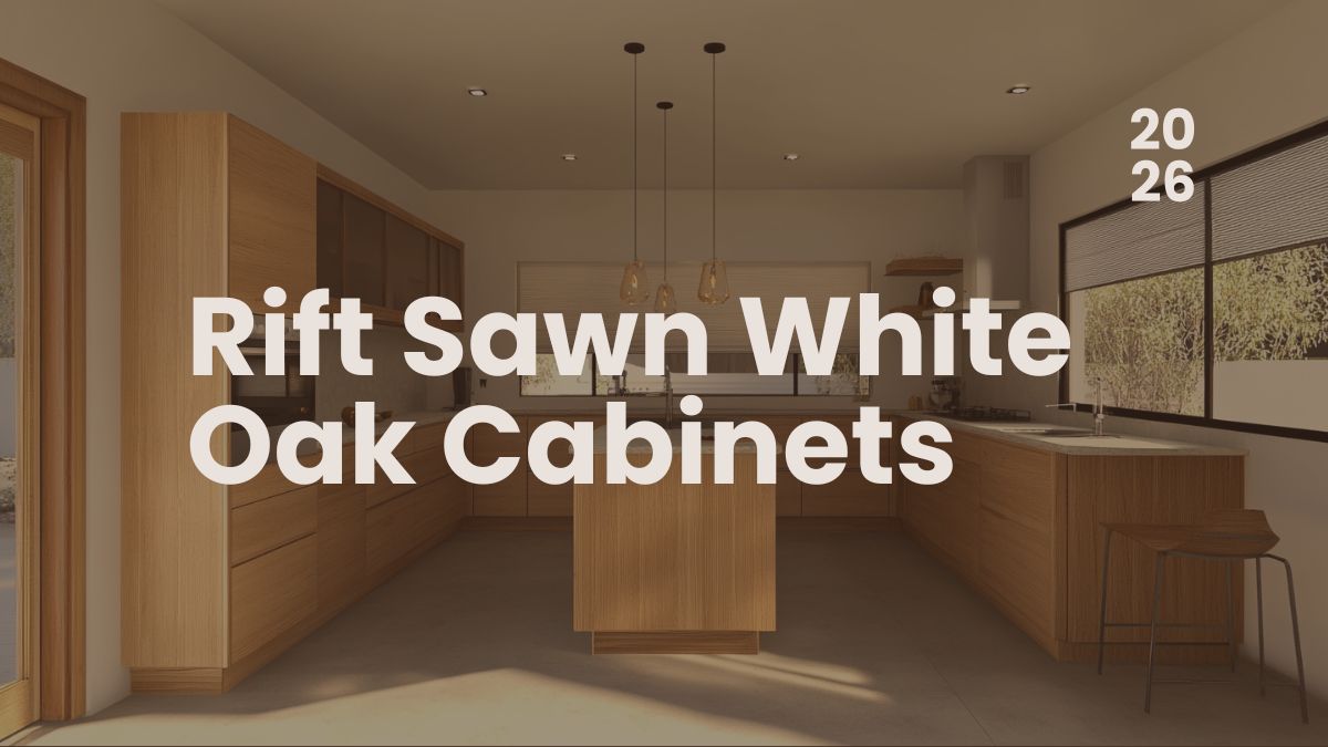Home Rift Sawn White Oak Cabinets